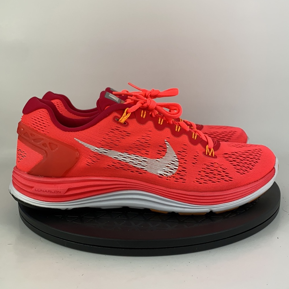 Nike Lunarglide+ 5 Mango Athletic Running Shoes 599395-601 Women's Size 9.5 - Picture 4 of 12